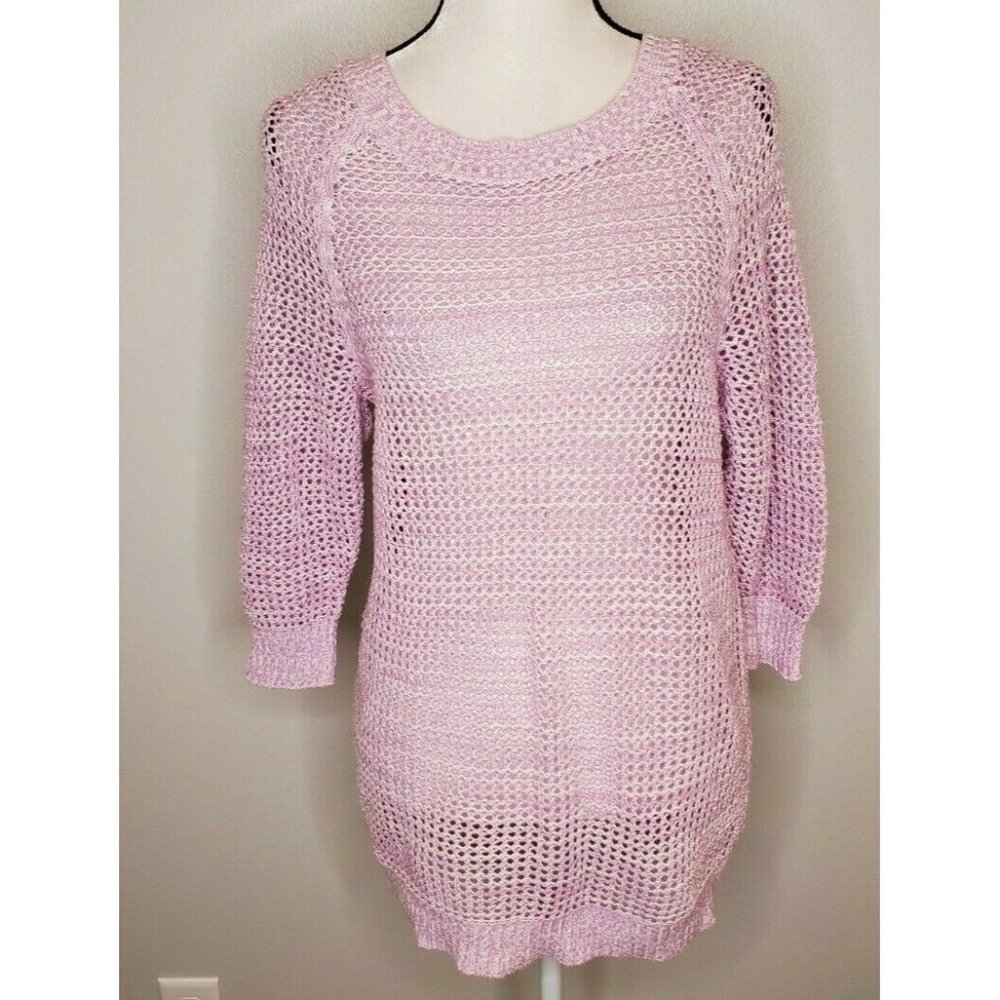 Nouveaux Lilac Crochet Large Top